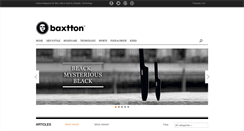 Desktop Screenshot of baxtton.com