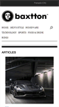 Mobile Screenshot of baxtton.com